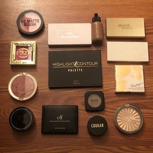 Highlight, Blush, Bronzer & Contour Makeup Bundle